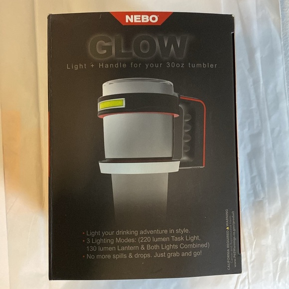 Stanley Nebo Glow light and handle for your‎ drink tumbler - Picture 2 of 6